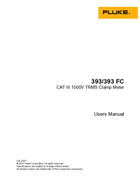 Thumbnail of document Manual - 393 Solar Clamp Meter Cat III 1500 V